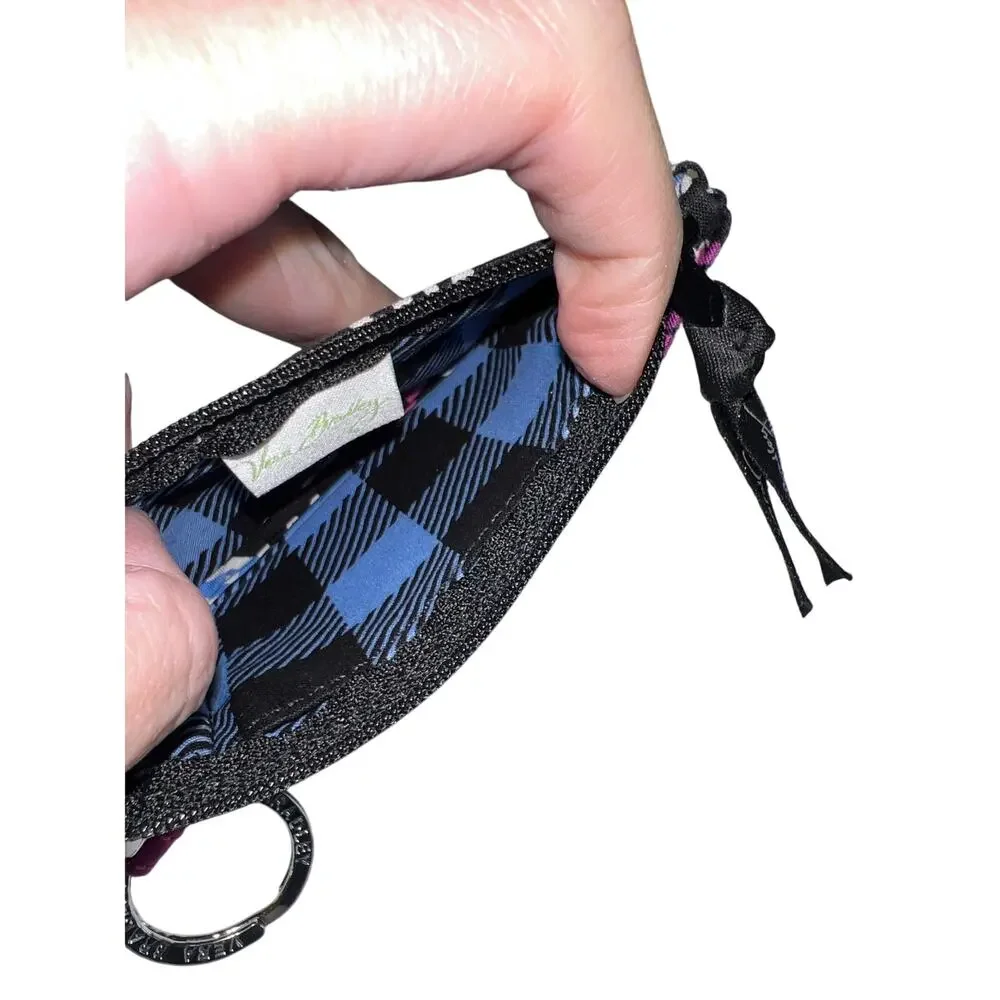 Vera Bradley ID/Card Holder Wristlet Removeable Lanyard 3x5 Keychain School Work